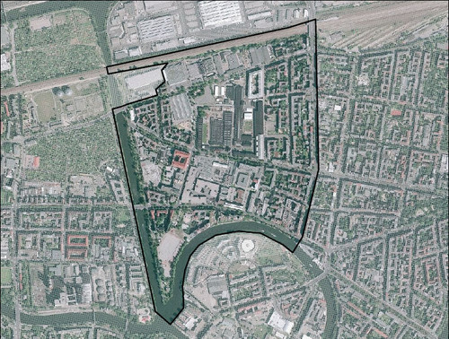 Luftbild Moabit-West